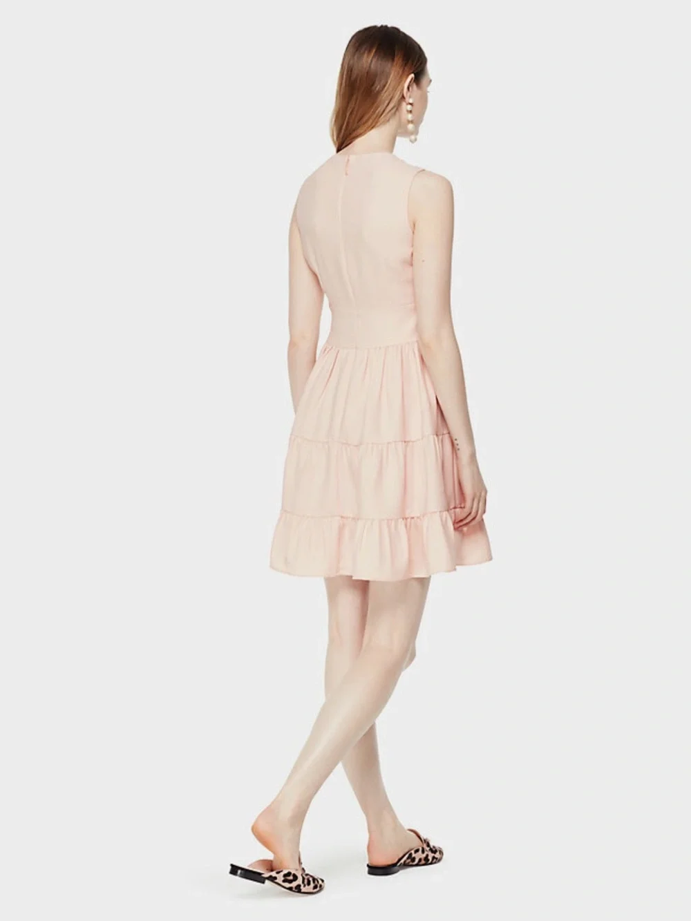 Kate Spade Floral Embroidered Dress in Rose Dew size 6